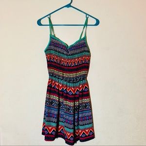 tribal print dress